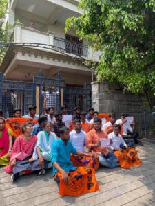 RSD_ABVP-protest-against-TSPSC-paper-leakage