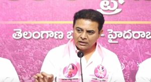 KTR asks CM to resign