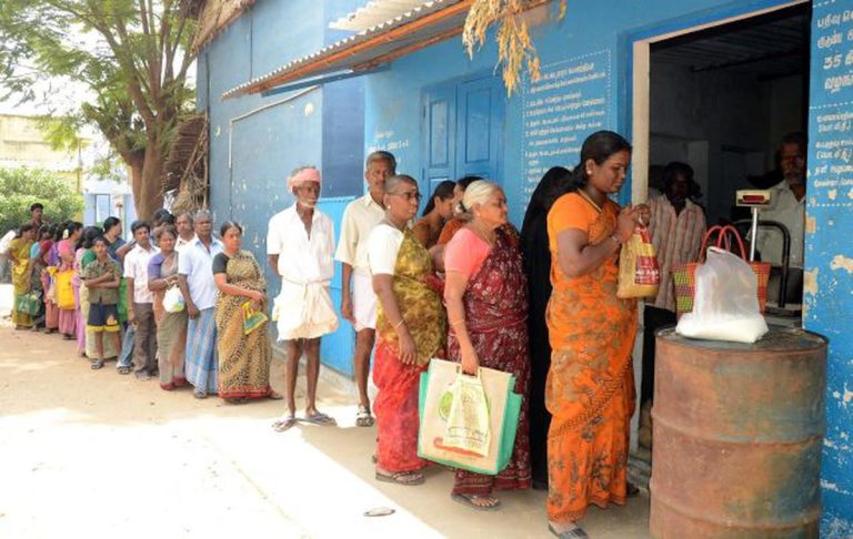 Biometric operation in ration shop - RAJANNA SIRCILLA DISTRICT